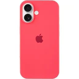 Чохол Epik Silicone Case Full Protective AA для Apple iPhone 16, 6.1 Кавуновий/Watermelon red