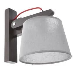 Бра Brille BKL-577W/1 настенное накладное деревянное классическое с абажуром E27