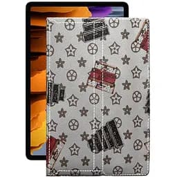 Чохол StatusCASE з екошкіри для планшету Samsung Galaxy Tab S7 2020 (T875) Луі-Вітон-білий