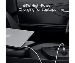 Автозарядне 2 порти USB-C Aukey 65 W 2C (CC-Y23) чорне - мініатюра 5