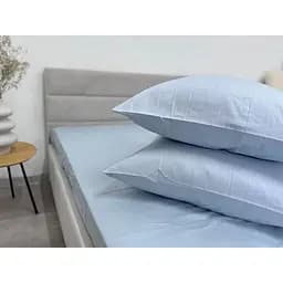 Наволочка Ecotton Pearl Blue сатин 70х70 см 2 шт. голубая (24745)