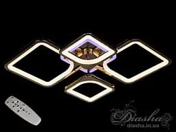 Люстри світлодіодні Diasha 8060/2+2BHR LED 3color dimmer - мініатюра 5