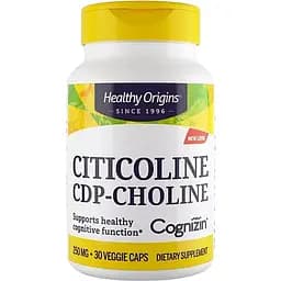 Когницын цитиколина Healthy Origins Cognicin citicoline 250 мг 30 капсул