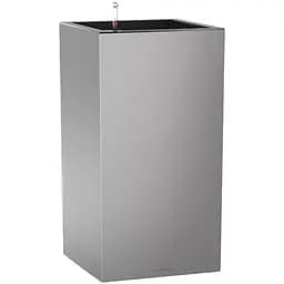 Вазон Lechuza Canto Premium 40 high срiбний металік (13658)