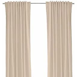 Шторы на кухню и комнату Cosas Biscuit 180х260 см 2 шт капучино (Curtains_Beige_180x260)