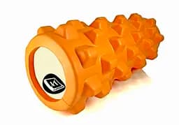 Массажный ролик EasyFit Grid Roller PRO 33 см Оранжевый (EF-2015-OR)