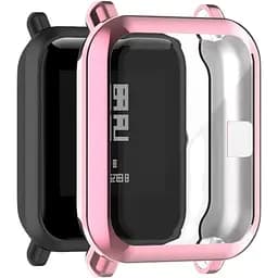 Чохол-накладка DK CDK Silicone Face Case для Xiaomi Amazfit Bip S / 1S / S Lite (012417) (pink rose)