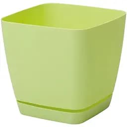 Горщик для квітів Form-Plastic Тоскана квадро-11 1 л світло-зелений (0730-007)