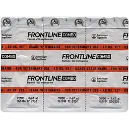 Краплі Boehringer Ingelheim Frontline Combo від бліх та кліщів для собак 2-10 кг 2.01 мл (3 шт. х 0.67 мл) (159917) - мініатюра 4