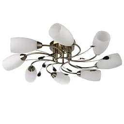 Люстра потолочная Brille классическая E14 60W BZ (LK-170C/8)