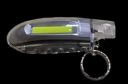 Ліхтарик-брелок з кільцем 5W LED пластиковий (3реж+стробоскоп+свисток) (R 19A) (24шт/уп) R