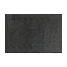 Килимок придверний Eco Fabric Смужки без кромки чорний 40 х 60 см (4060-011) - мініатюра 2