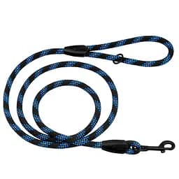 Поводок для собак Barksi Active 183х1.2 см черно-голубой