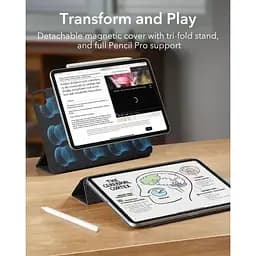Чохол ESR Rebound Magnetic Case Grey для iPad Pro 13" M4 (2024) (1B1970506) - мініатюра 2