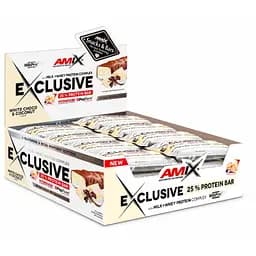 Батончик Amix Exclusive Protein Bar White Chocolate Coconut 12 шт. x 85 г