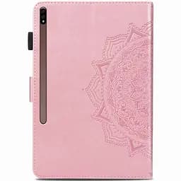 Шкіряний чохол Art Case з візитницею для Samsung Galaxy Tab S7+ Рожевий - мініатюра 2