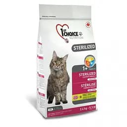 Сухий корм 1st Choice Sterilized Chicken 2.4 кг Фест Чойс Стерилайзед курка для кастрованих котів