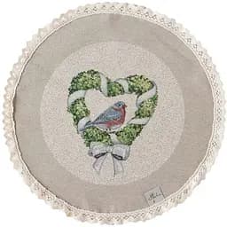 Серветка Прованс Garden кругла D-25 см (35432)