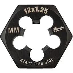 Плашка шестигранна MILWAUKEE, М12-1.25мм