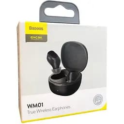 Наушники Baseus Encok True Wireless Earphones WM01 черные