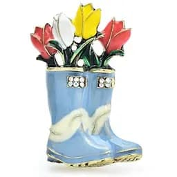 Брошь Букет тюльпанов