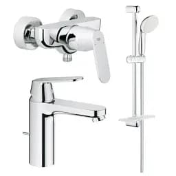 Набір змішувачів Grohe Eurosmart Cosmopolitan S-size з душовим гарнітуром Tempesta 30412