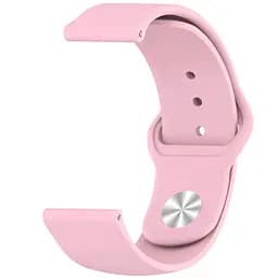 Ремінець Silicone 20 mm Watch Active / Galaxy S4 42 mm / Gear S2 / Xiaomi Amazfit Pink