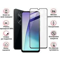 Захисне скло BeCover для Xiaomi Redmi A4 5G Black (712884) - мініатюра 3