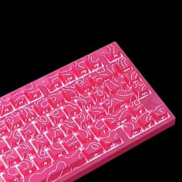 Клавіатура Attack Shark R82 HE Contours Side Printed Pink - мініатюра 2