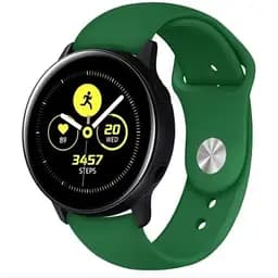 Ремінець BeWatch для Samsung Galaxy Watch 42/3 41мм/Active/Active 2 силіконовий 20 мм Зелений (1010306)