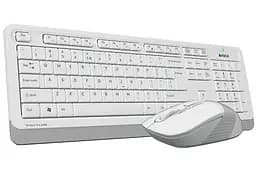 Комплект бездротовий A4tech Fstyler FG1010, White+Grey, клавіатура+миша - мініатюра 3