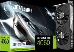 Відеокарта GeForce RTX 4060 8GB Zotac Twin Edge OC (ZT-D40600H-10M) Б/В - мініатюра 4