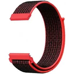 Ремешок BeWatch для Xiaomi Amazfit BIP/ Lite/GTS/GTR 42мм нейлоновый 20 мм липучка Коралловый (1011339)