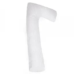 Подушка для вагітних та відпочинку MirSon Г-подібна №5003 Color Line Stripe White 140х40х20 см біла (2200010969542)