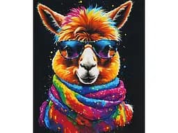 Картина за номерами Лама, WToys (40х50 см)