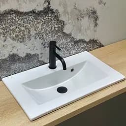 Умивальник VBI Teora 60 white врізний VBI-018051, Білий - мініатюра 2