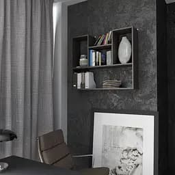 Полиця навісна для книг і декору Moreli T-12 900x750x200 мм Венге темний (mo-t12-venge)