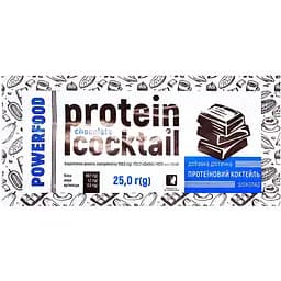 Протеїновий коктейль Powerfood Шоколад 250 г (25 г х 10 шт.) - мініатюра 2