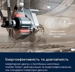 Electrolux Пральна машина Electrolux фронтальна, 7кг, 1200, A, 48см, дисплей, інвертор, сріблястий темний - мініатюра 3