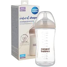 Пляшечка антиколікова Canpol babies Natural Shape з соскою Dual-zone 330 мл (35/402) - мініатюра 3
