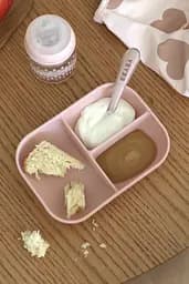 Набір Beaba Babycook порційна тарілка + ложка рожевий (913456) - мініатюра 16