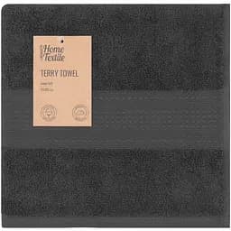 Рушник махровий Ardesto SuperSoft 50х90 см 100% бавовна темно-сірий (ART2250MCP) 