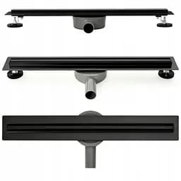 Душовий канал Rea Neo Slim Pro black 60 см REA-G8900 - мініатюра 3