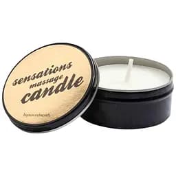 Массажная свеча Bijoux Indiscrets Scented Massage Candle, жасмин-роза 35 г
