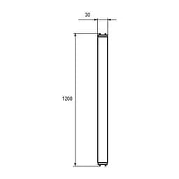 Лампочка Eurolamp T8 скло 18W 6500K (LED-T8-18W/6500(OS)) - мініатюра 3