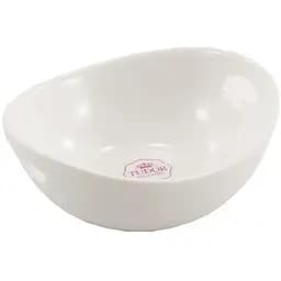 Блюдо порцелянове овальне з ручками Tudor ГЛАДКА 9 см (TU0844)