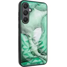 TPU+PC чехол Prisma BubbleGum для Samsung Galaxy A56 5G 3D Green