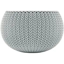 Підвісний горщик з кашпо для квітів Keter 9.4 л Cozies M з ланцюжком сірий