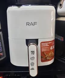 Аерофритюрниця RAF Air Fryer R.5362 сенсорна безмасляна 4.8 л 1500 Вт Біла - мініатюра 3