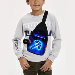 Сумка через плечо детская Minecraft Крипер 29х17 см сумка слинг для мальчика (02092)